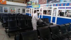 Абаканский автовокзал продезинфецировали, автобусы ходят