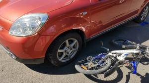 В Абакане 9-летний велосипедист попал под колёса автомобиля