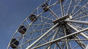 В Черногорске начались тестовые запуски колеса обозрения