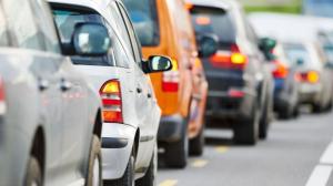 Сегодня в Абакане на улице Тараса Шевченко образовались небольшие пробки