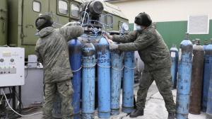 Армия передала Хакасии и Туве 200 баллонов кислорода для больниц