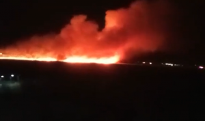 Страшный пожар произошёл под Саяногорском