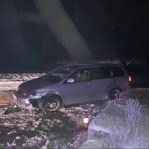 Дорожная авария произошла в Рождественскую ночь на дамбе