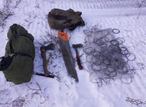 110 петель тувинских браконьеров обезвредили в заказнике "Позарым"