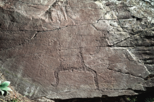 Новые наскальные рисунки обнаружили на горе Тепсей