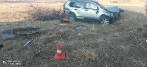 Иномарка перевернулась в Бейском районе. Пострадал мужчина