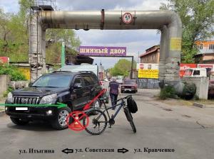 Пьяный велосипедист попал под машину в Абакане