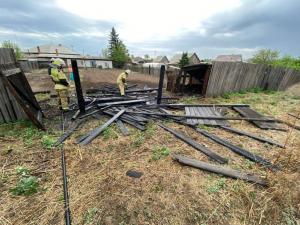 Два пожара произошло за сутки в Хакасии