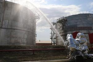 Пожар на территории Абаканской ТЭЦ: в резервуарном парке прошли учения
