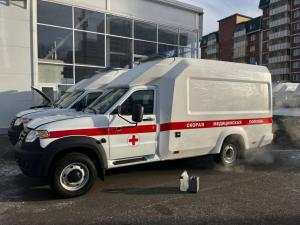 Первая партия машин скорой помощи для сельских территорий поступила в Хакасию