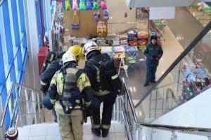 Пожар в магазине игрушек: спасатели провели учения
