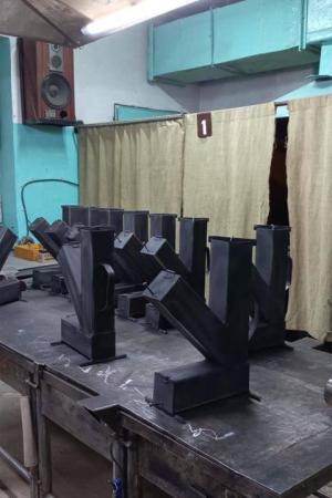 Студенты Абазы изготовили печи для обогрева бойцам СВО