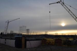 Строительство современного дома культуры продолжается в Белом Яре