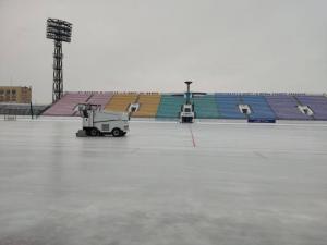 Заливка катков продолжается в Абакане