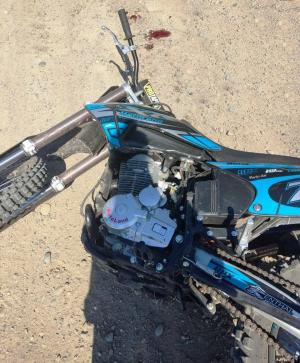 В Усть-Абаканском районе в ДТП пострадал мотоциклист