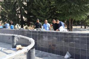 Основные работы на театральной площади близятся к завершению