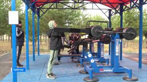 В с. Белый Яр открыли воркаут площадку