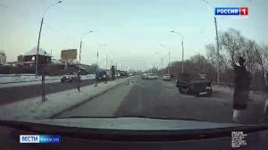 Массовая авария на выезде из Абакана