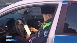 Пьяного водителя задержали в Абакане
