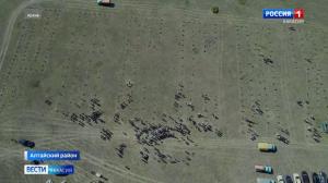 В Хакасии высадят второй геоглиф