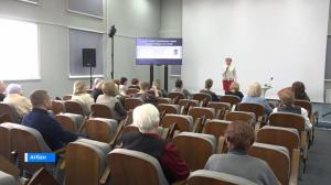 В ретро-клубе национальной библиотеки состоялась встреча с председателем СТД Светланой Чаптыковой