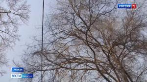 Штормовой ветер принёс в Хакасию оттепель