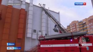 Учебный пожар в кинотеатре 