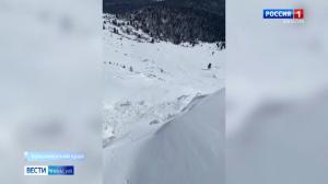 В Ергаках туристы спровоцировали сход лавины