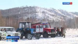 Учения Минлеса в Ширинском районе