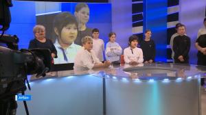 Дети бойцов СВО пробовали себя в роли ведущего ГТРК «Хакасия»