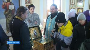 В посёлке Аскиз встретили мощи святителя Иннокентия, митрополита Московского