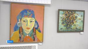 В школе искусств с.Аскиз открылась выставка «Встреча друзей»