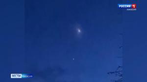 В день космонавтики жители Абакана и Минусинска увидели в небе светящееся тело