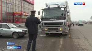 В Абакане ввели временные ограничения на движение грузовых автомобилей