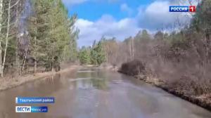 Машины, буквально, плывут 