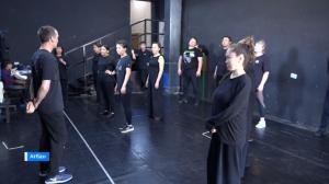 В драмтеатре им. А.М.Топанова прошли мастер-классы по искусству движения на сцене