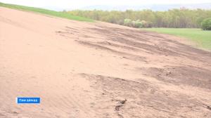 На полях Бейского района ежегодно наблюдается эрозия почвы