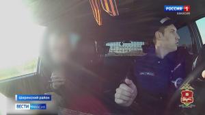 Пьяный бесправник пытался убежать от сотрудников ГАИ