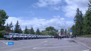 Многодетным семьям Хакасии вручили автомобили