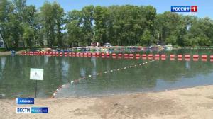 Водолазы обследовали дно водоема, где разрешено купаться абаканцам