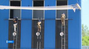 В Хакасии проходят республиканские соревнования по пожарно-спасательному спорту