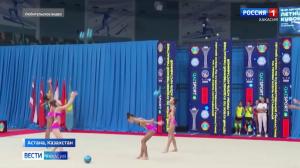 Юные гимнастки из Хакасии выступили на международных соревнованиях в Казахстане