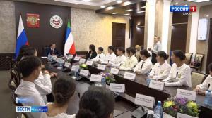Хореографическую студию "Айас" чествовали в правительстве Хакасии