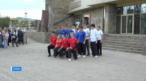 В Абакане прошёл студенческий танцевальный флэшмо