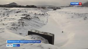 В селе Новомарьясово укротили местный ручей 