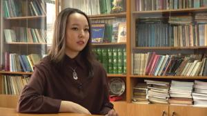 Тореен чирiм. Аима Боргоякова - студентка ХГУ, ведущая на ТВ, преподаватель курса хакасского языка ''Чоохта''