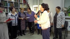 Тореен чирiм. Хормейстер ансамбля ветеранов ''Айран'' Е.С.Толмашова