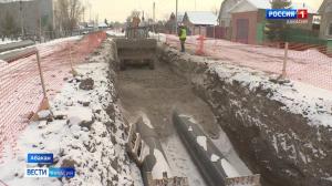 В Абакане идут масштабные работы по модернизации системы очистных 