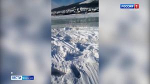 Наледевые воды наступают в Ширинском и Боградском районах