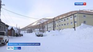 Как переживает зиму самый северный населенный пункт республики - село Приисковое?